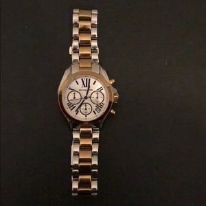 Silver/gold and black Michael Kors watch!